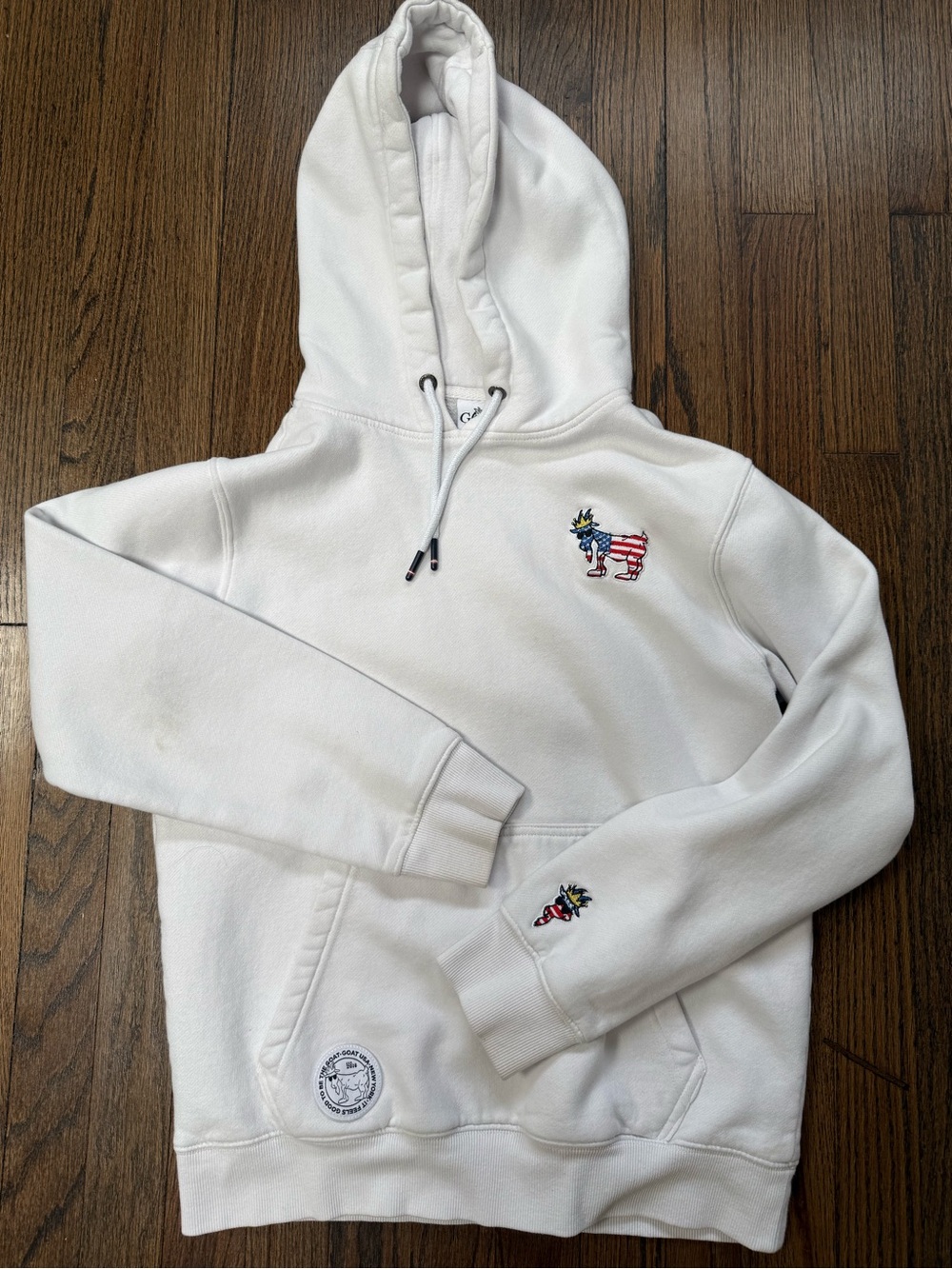 GOAT USA hoodie in white